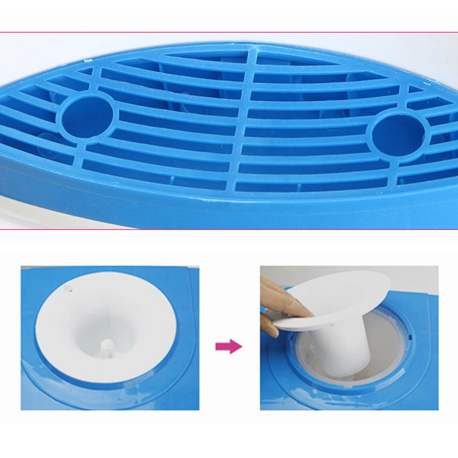 OUKANING 110V Electric Hot and Cold Water Cooler Dispenser fit Home Office Use Desktop US