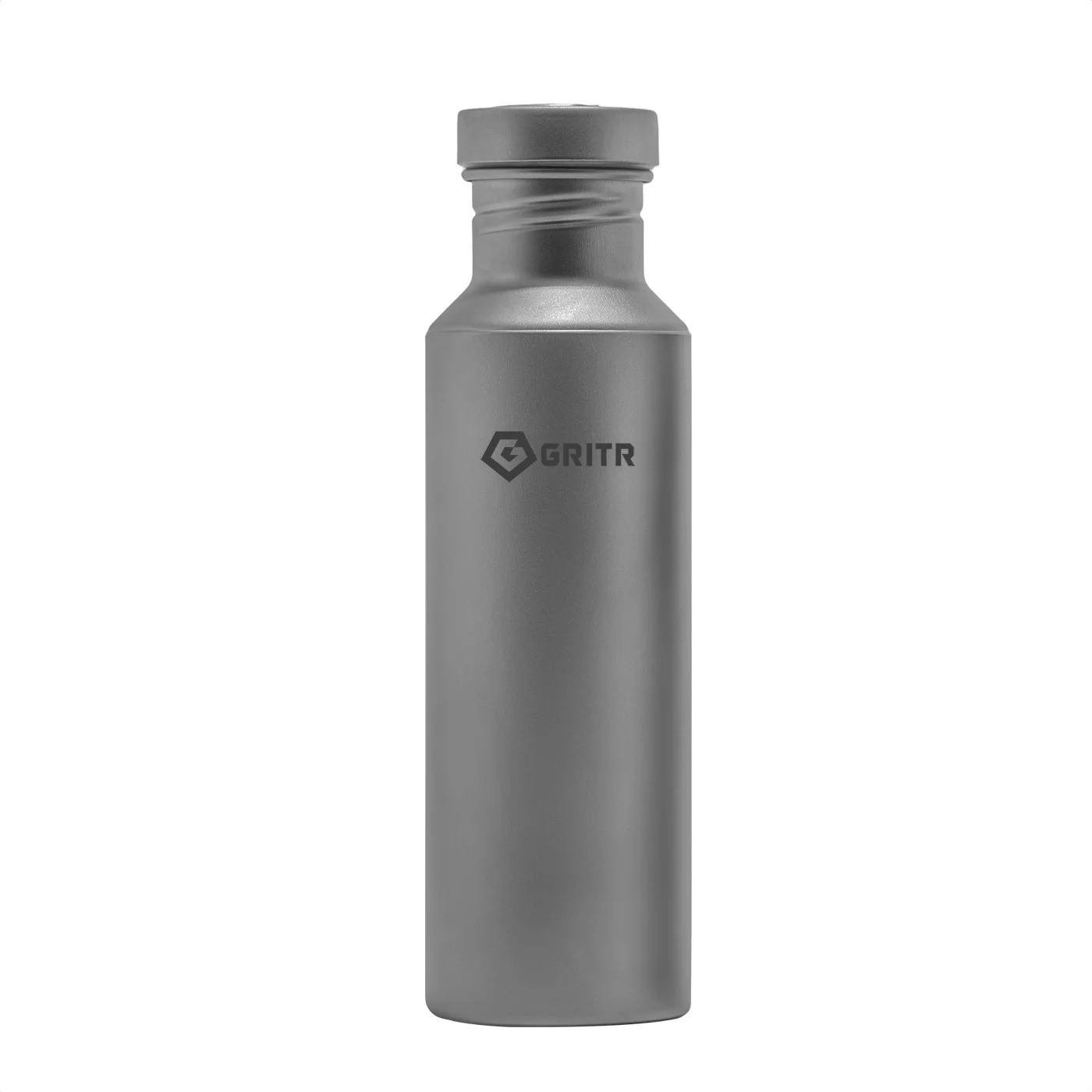 GRITR Titanium Ultralight Leakproof Reusable Sport Water Bottle, 24 fl oz