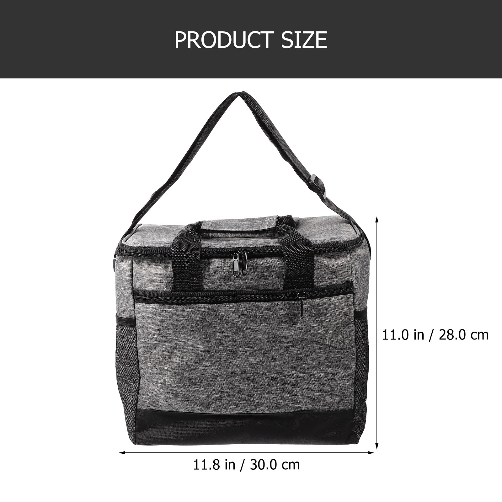 Insulated Picnic Bag Large Capacity Food Container Thermal Cooler Bag Outdoor Picnic Pouch