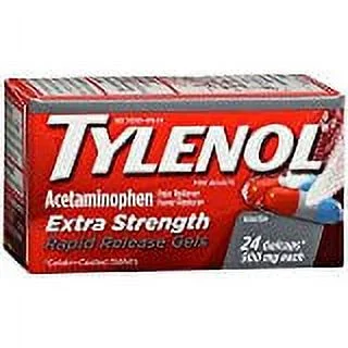 Tylenol Rapid Release Gels, 24 ct. (Pack of 2)