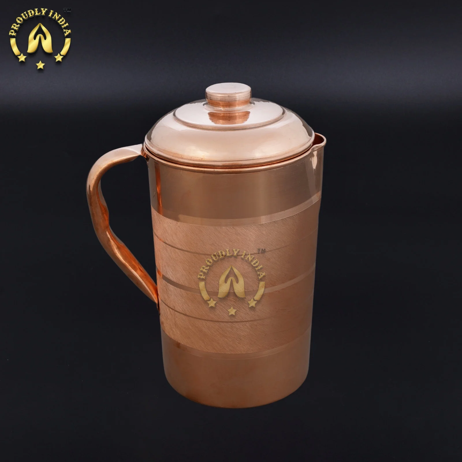 Proudlyindia Copper Jug, Copper Water Pitcher, Antique Copper Jug, Pure Copper Jug, Tamba Jug Online