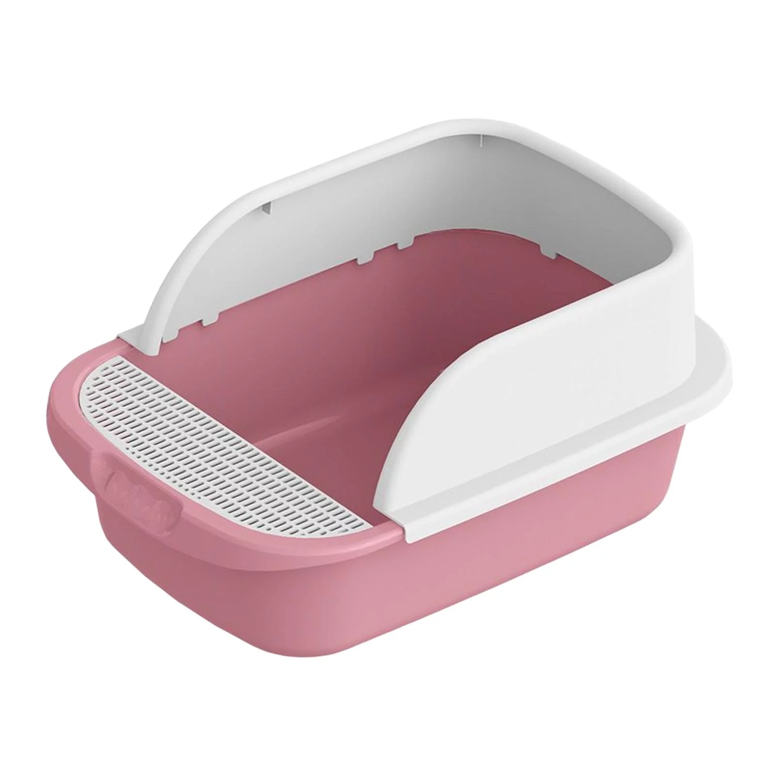 itter Box Kitty Litter Pan Cat Sand Box Container Anti Splashing Cat Toilet L