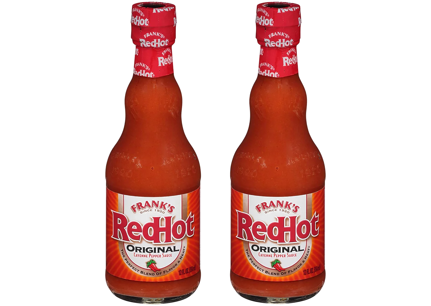Frank's Original Cayenne Pepper RedHot Sauce, 2-Pack 12 fl. oz. Bottles