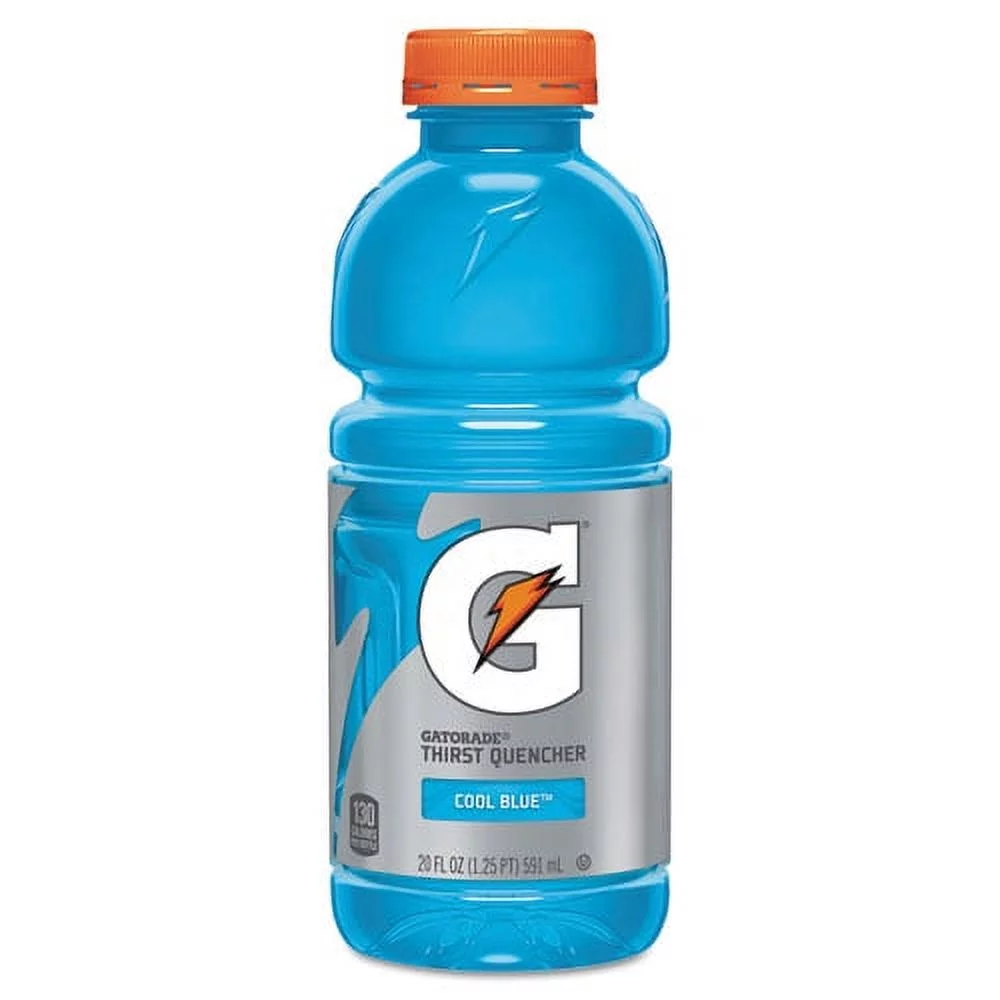 G-Series Perform 02 Thirst Quencher, Cool Blue, 20 Oz Bottle, 24/carton | Bundle of 5 Cartons