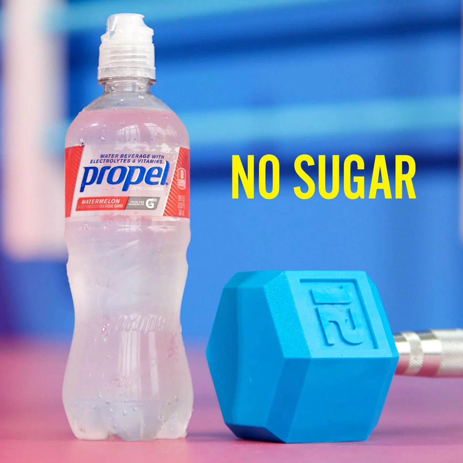 Propel, Watermelon, Zero Calorie Water Beverage with Electrolytes & Vitamins C&E, 24 Fl Oz (Pack of 12)