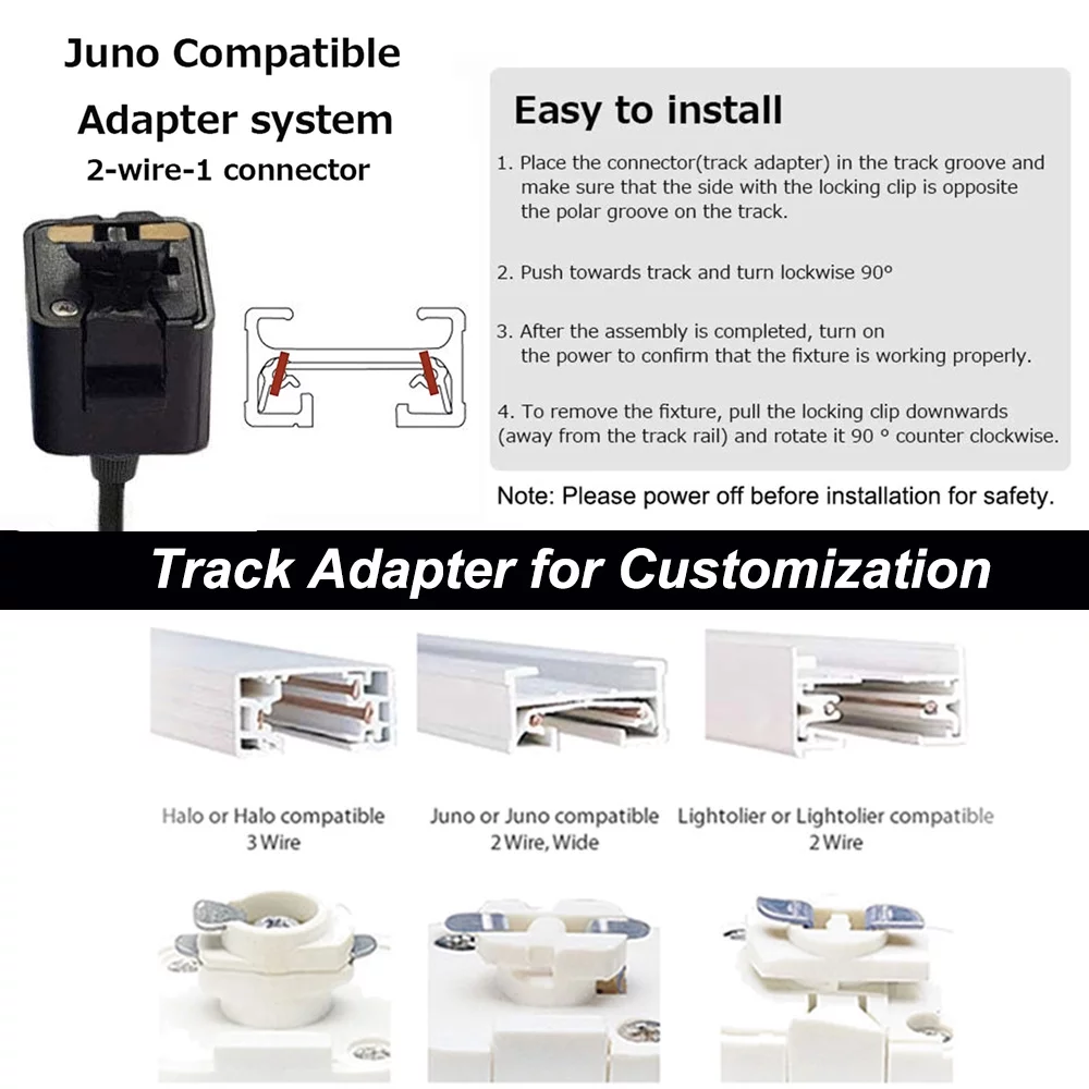 Kiven J Track Pendant Lightning, 3 Lights Industrial J Track Light Heads for Bedroom Kitchen Home Lighting,E26 Socket