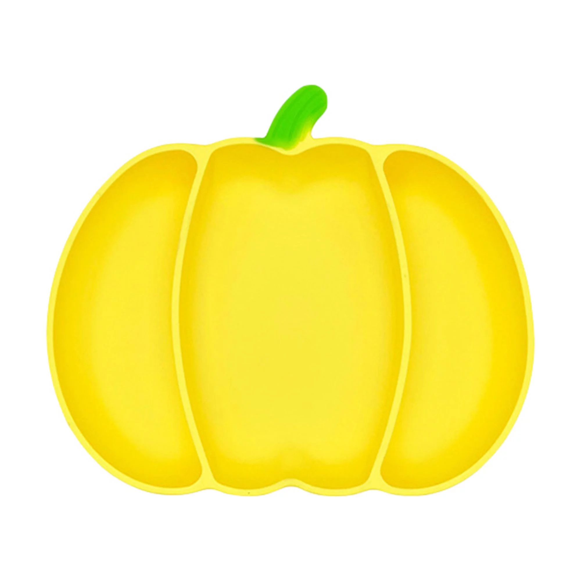 Baby Plates Set, Toddler Suction Plates Pumpkin Feeding Supplies