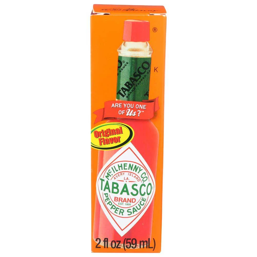 Tabasco Original Red Pepper Sauce, 2 Fluid Ounce -- 24 per Case.