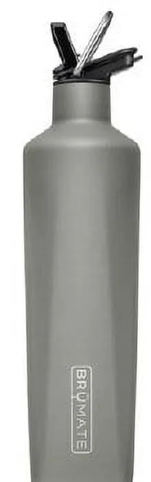 BruMate 25oz Rehydration Bottle Matte Gray