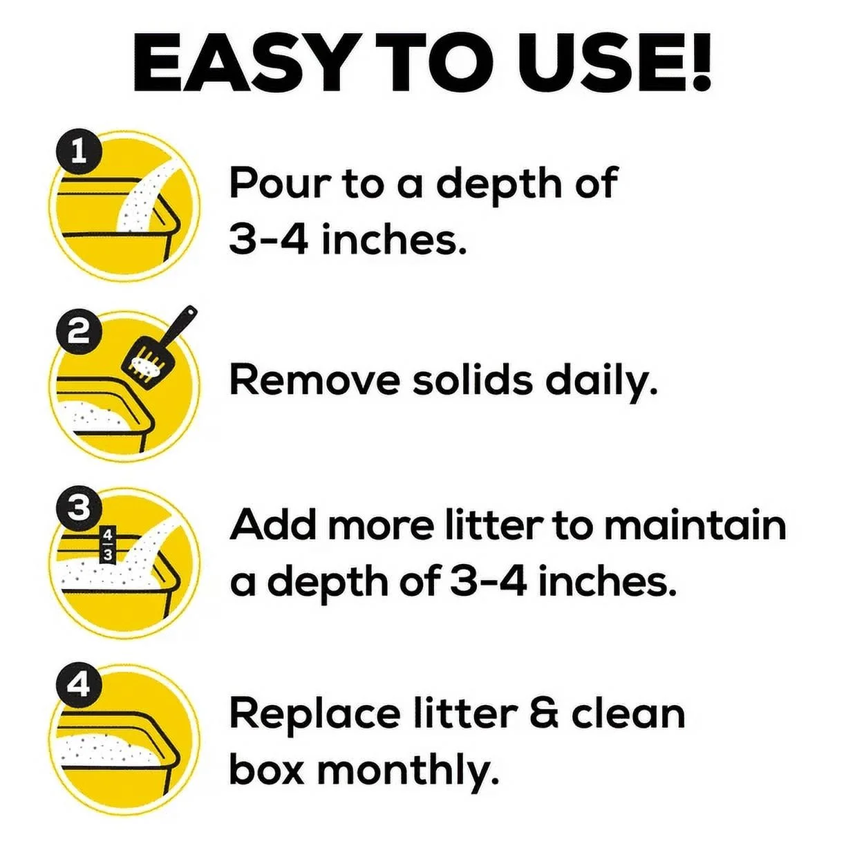 Purina Tidy Cats Clumping Cat Litter, 4-in-1 Strength Multi Cat Litter, 35 lb. Pail