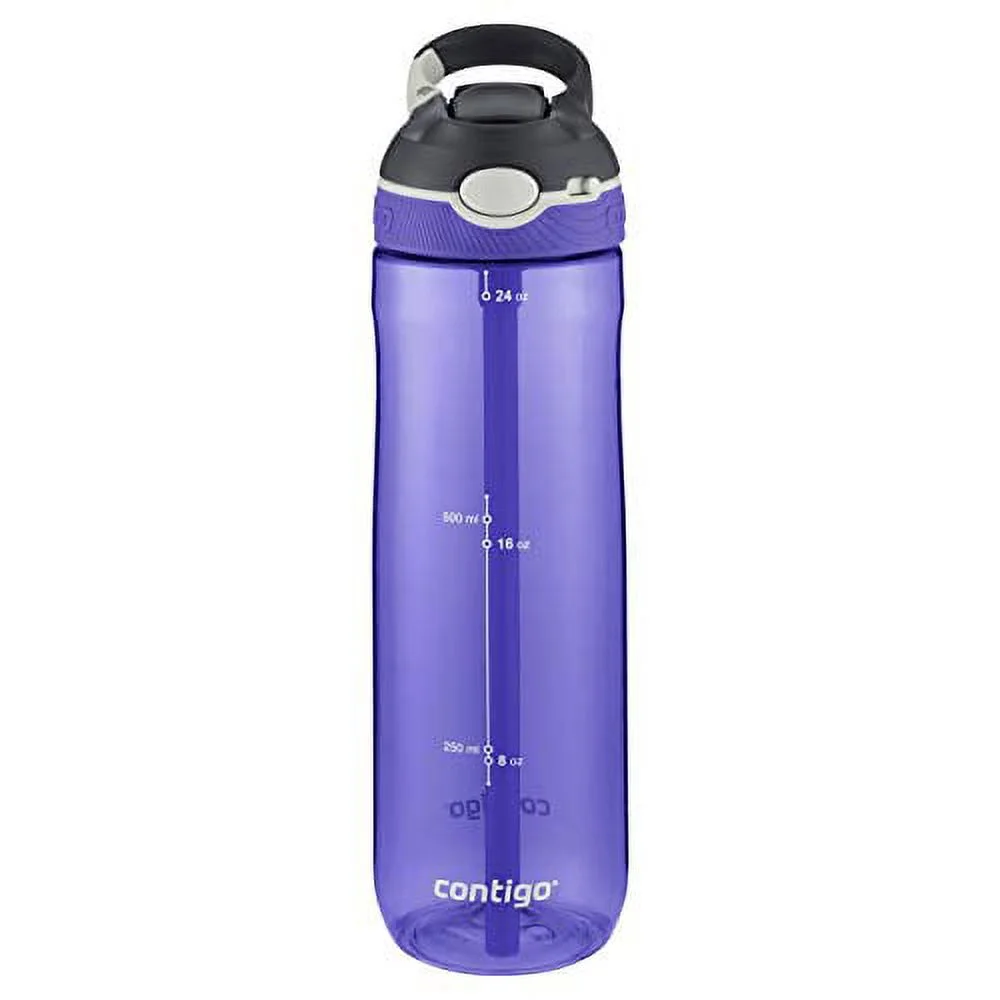 Contigo Autospout Ashland Straw Water Bottle 24oz in Grapevine, BPA Free