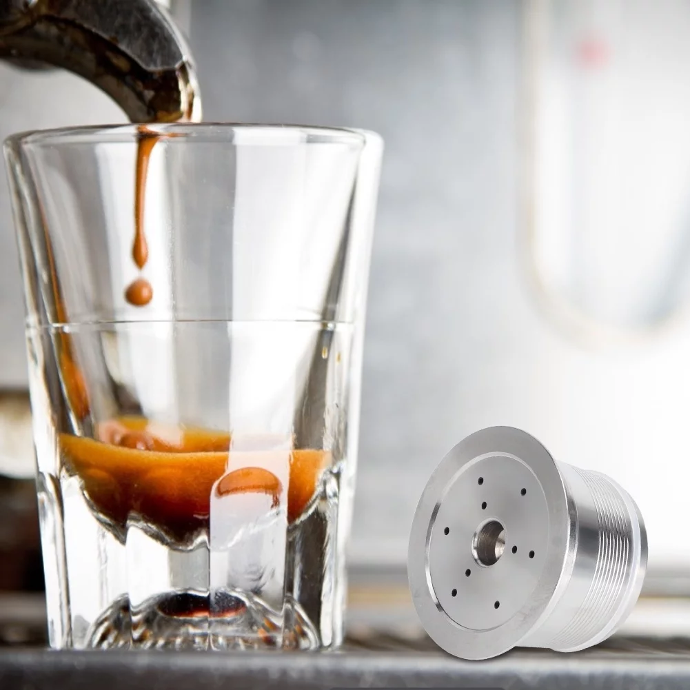 Coffee Capsule Cup,Dekaim Stainless Steel Reusable Coffee Capsule Cup Filter Fit for Caffitaly Wacaco Tchibo