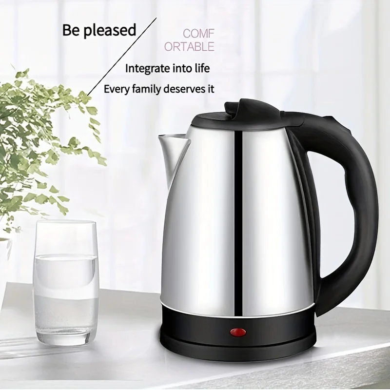 Stainless Steel Electric Kettle With Thermal Insulation And Large Capacity