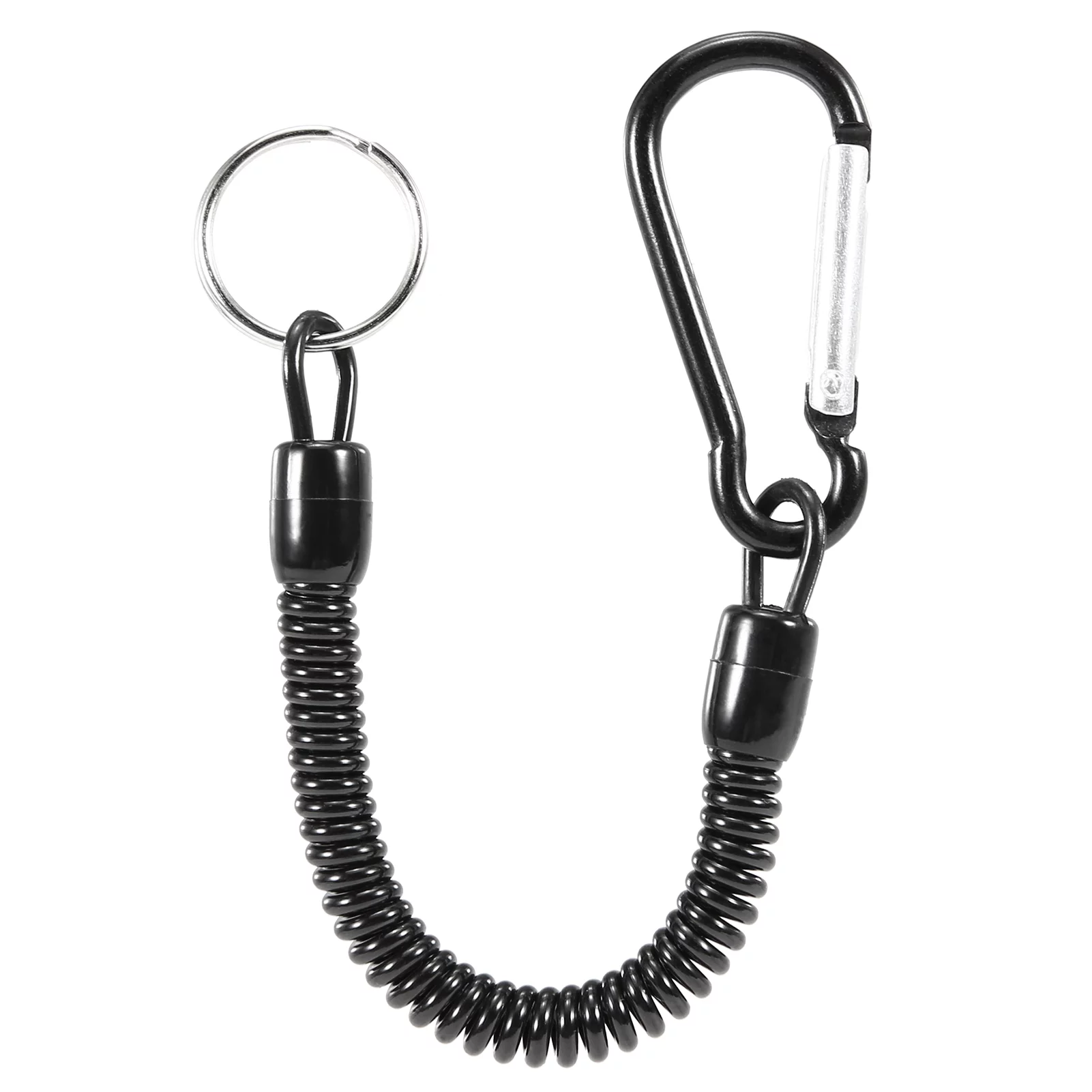 Lixada Coil Lanyard,6pcs Release With Carabiner Clip Net Release With Coil Fly Retention Rope 6pcs Tuyya Buzhi Coil Lanya Carabiner Eryue Mewmewcat Qahm