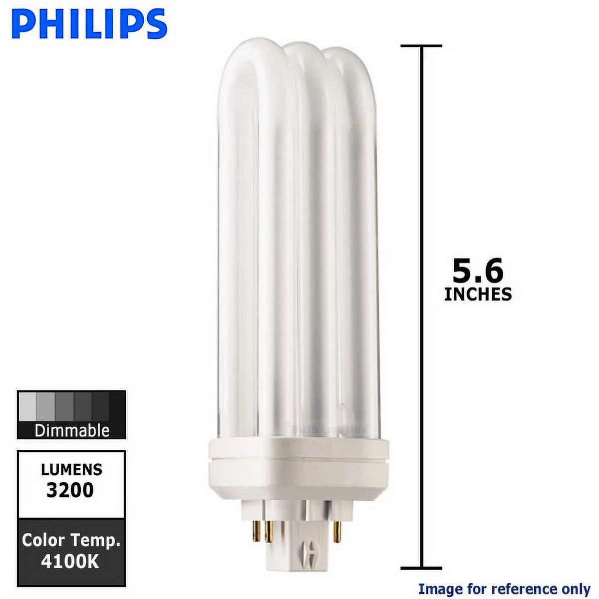 Philips 42w Triple Tube 4-Pin GX24Q-4 4100K Fluorescent Light Bulb