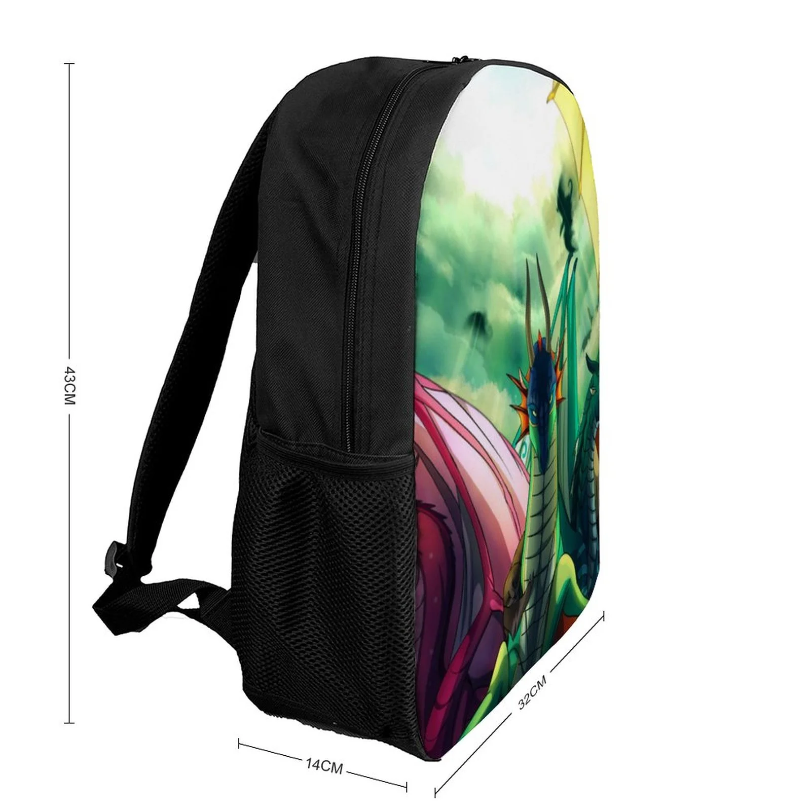 Fantasy Wings Of Fire Backpacks Basic Shoulder Daypack Bookbag Satchel Knapsack Rucksack For School Office Travel