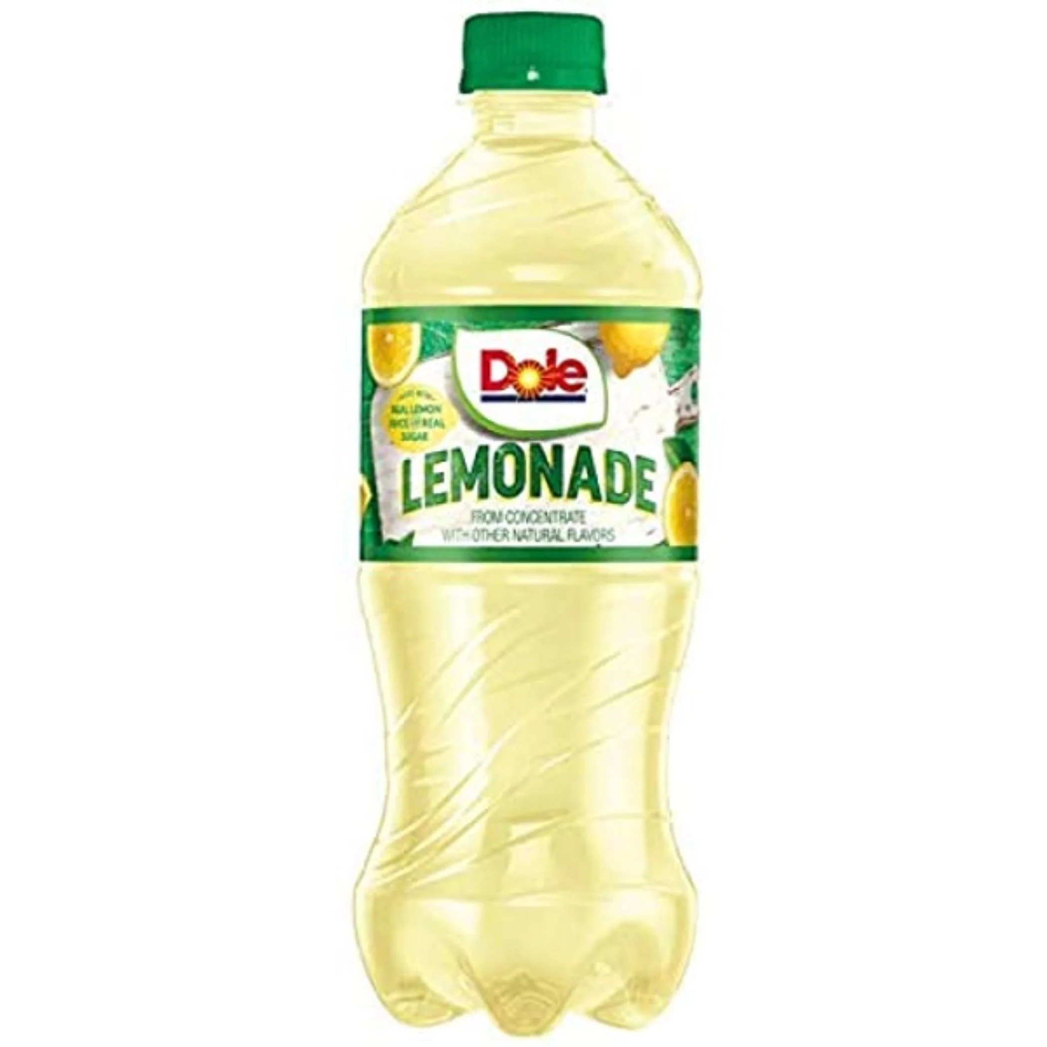 Dole Lemonade Juice Drink 20oz Bottles, Quantity of 12