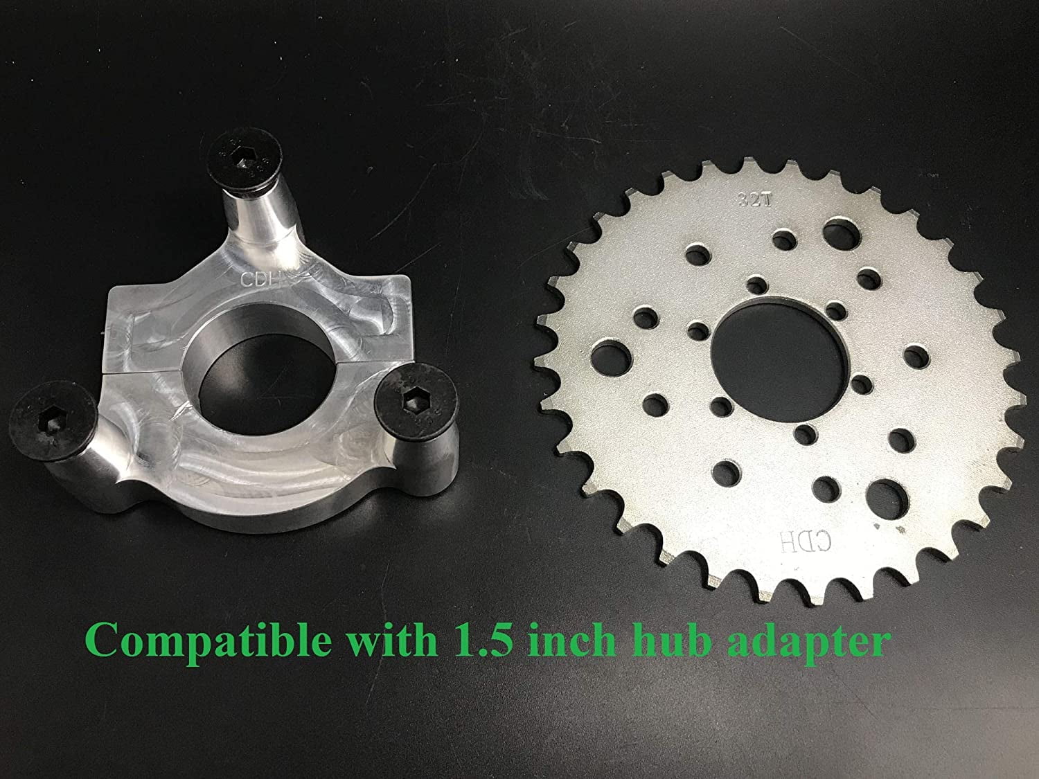 CDHPOWER Multifunctional High Performance 36 Teeth Sprocket for 415 chain - Gas Engine Motor Motorized Bicycle