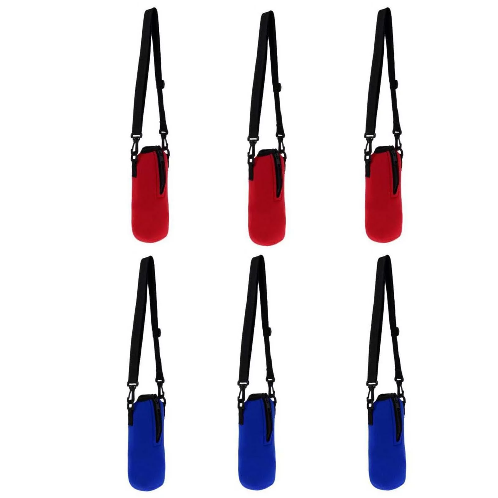 6pcs Bottle Holder Water Bottle Sleeve with Adjustable Straps for Outdoor Camping Climbing