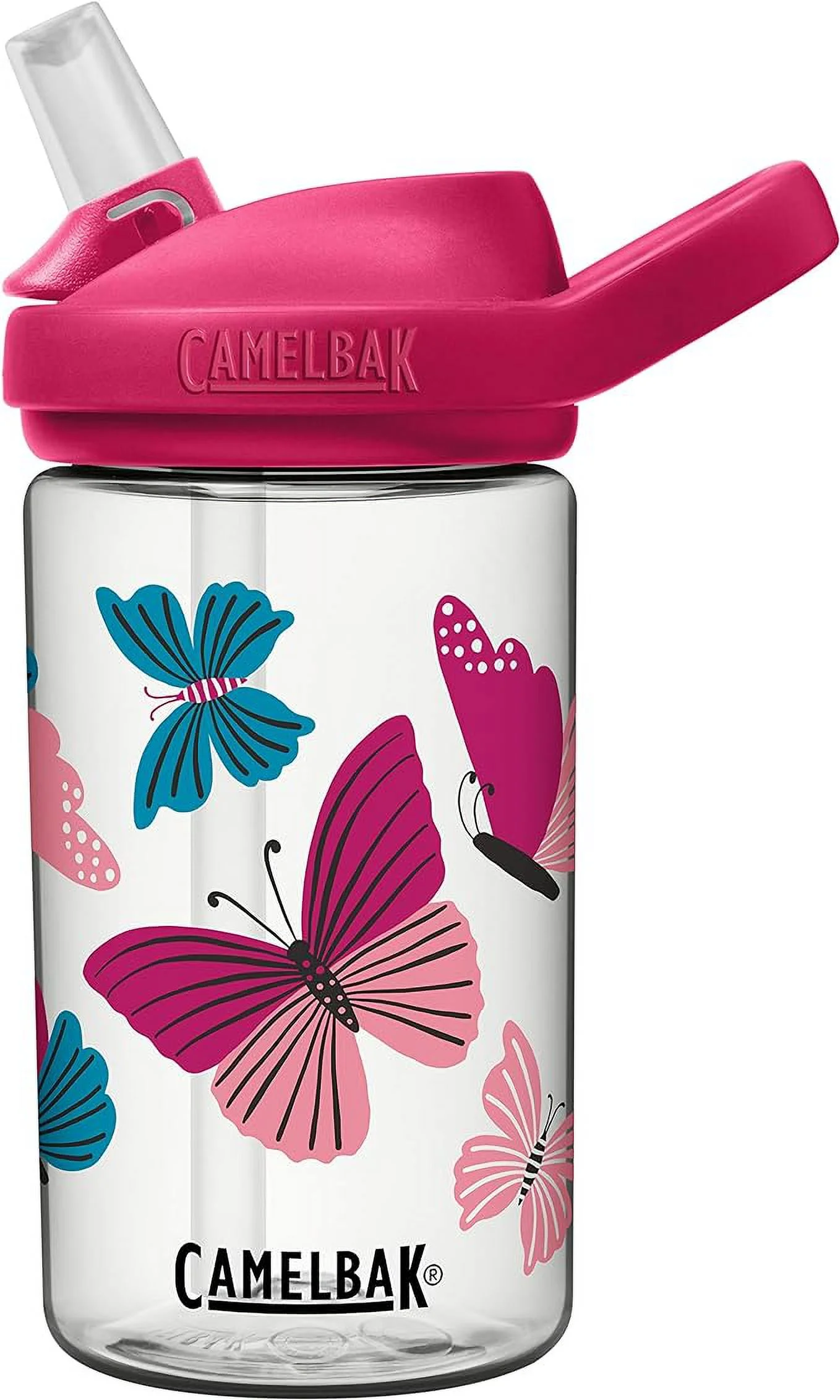 CamelBak Eddy+ 14oz Kids Water Bottle with Tritan Renew – Straw Top, Leak-Proof When Closed