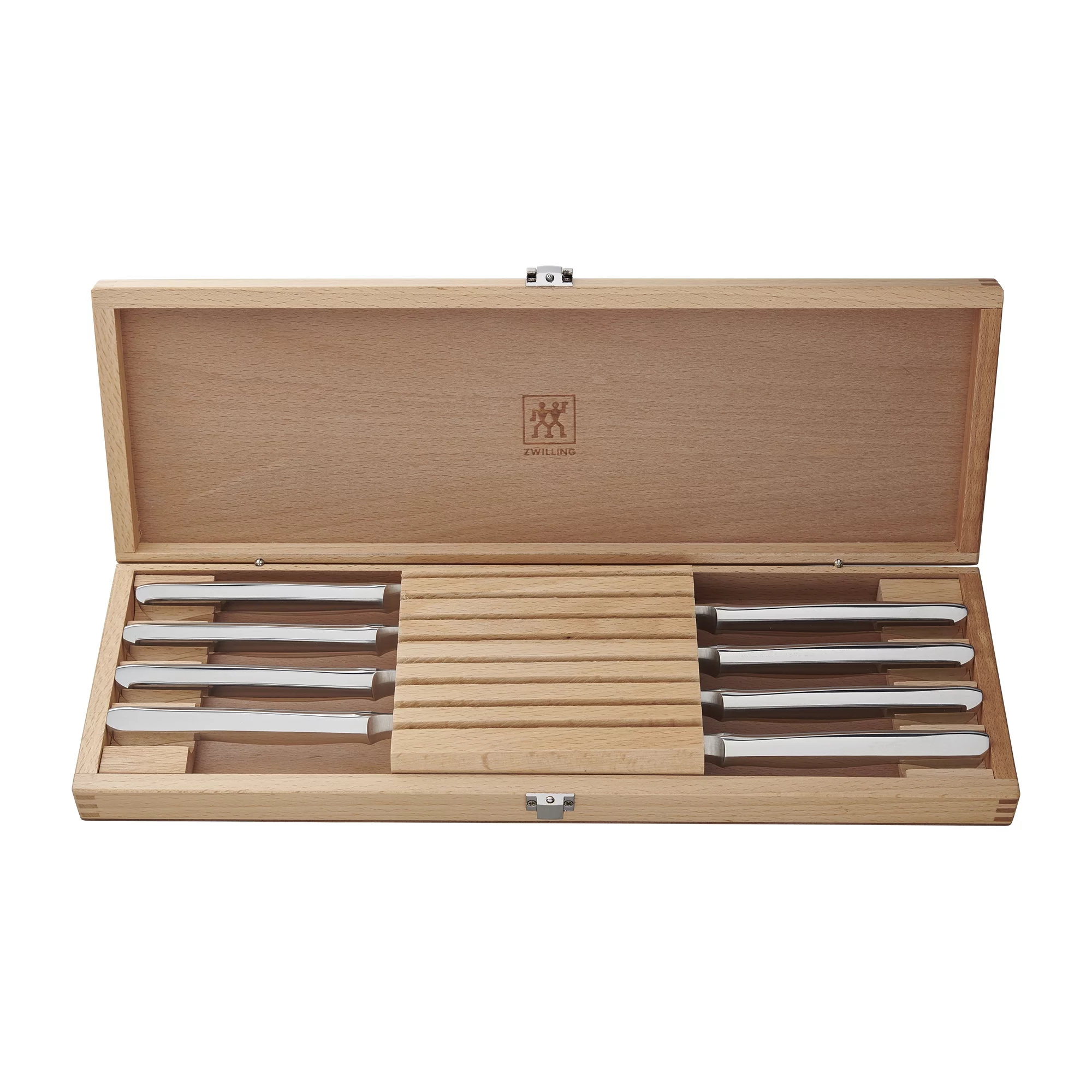 ZWILLING J.A. Henckels 8-pc Stainless Steel Steak Knife Set w/Presentation Case