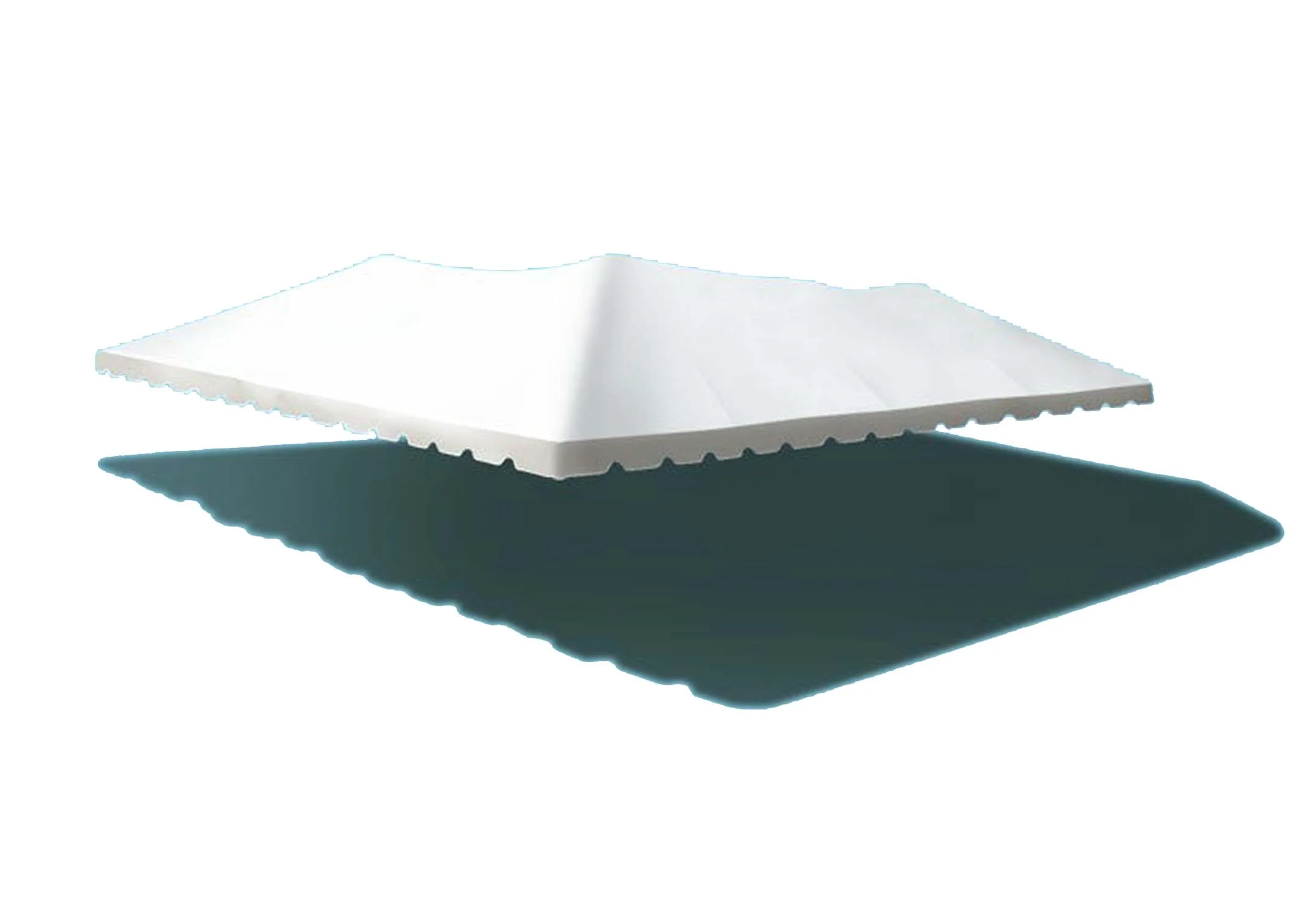 40x40 Replacement Premium West Coast Frame Tent Top White 2 Piece Sectional