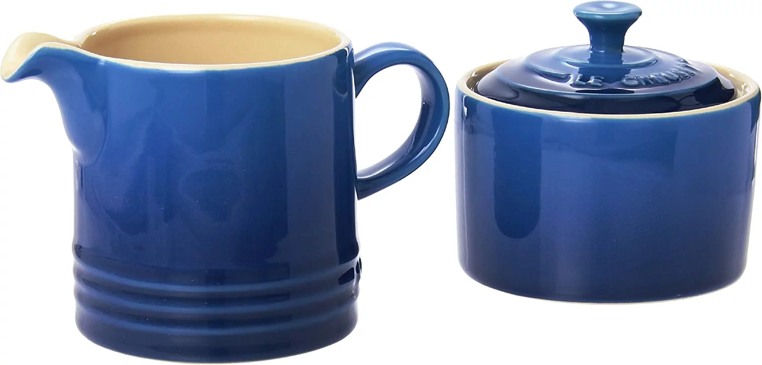 Le Creuset Stoneware Cream and Sugar Set, Marseille