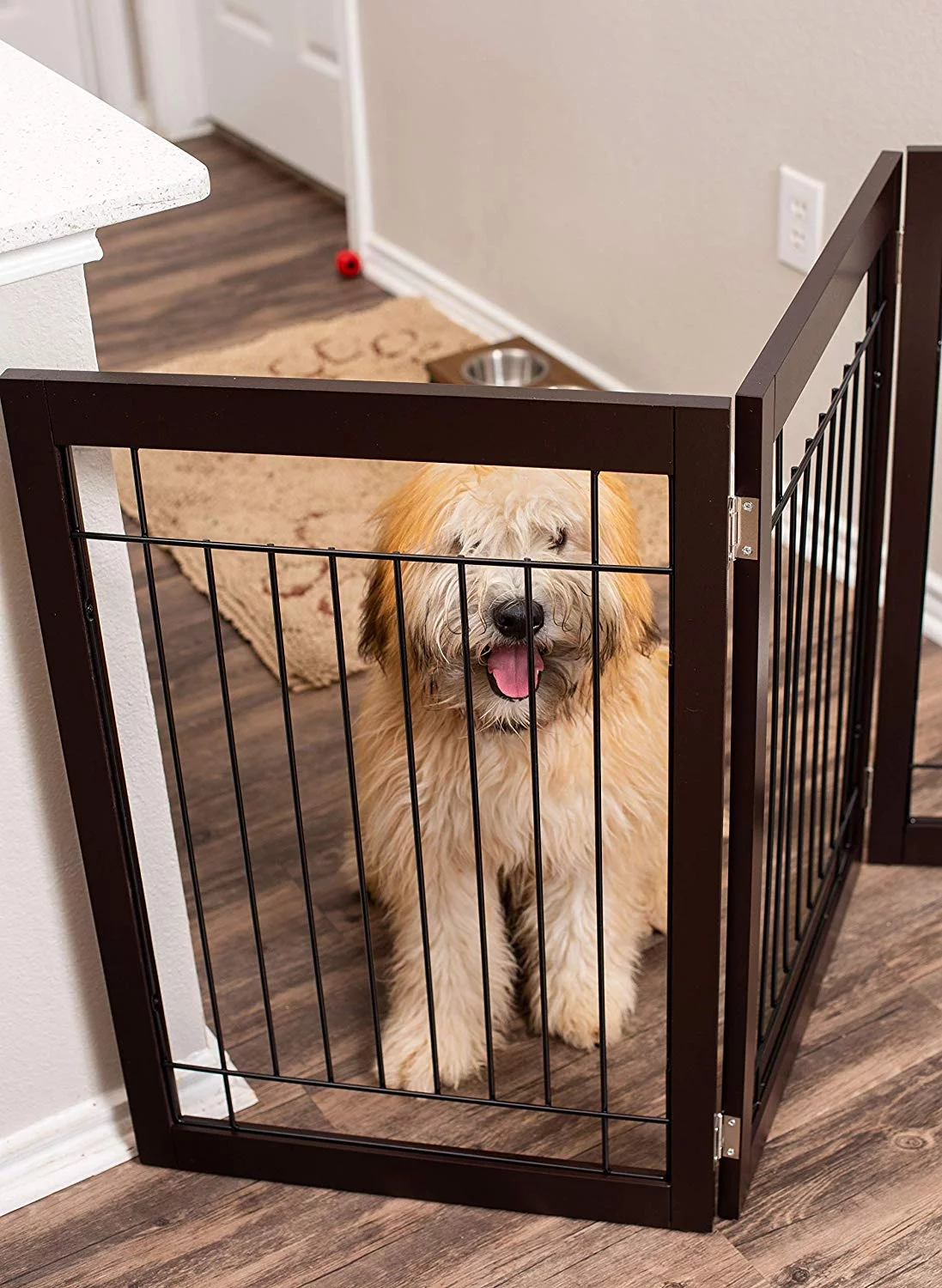 Internet's Best Traditional Wire Dog Gate - 3 Panel - 30