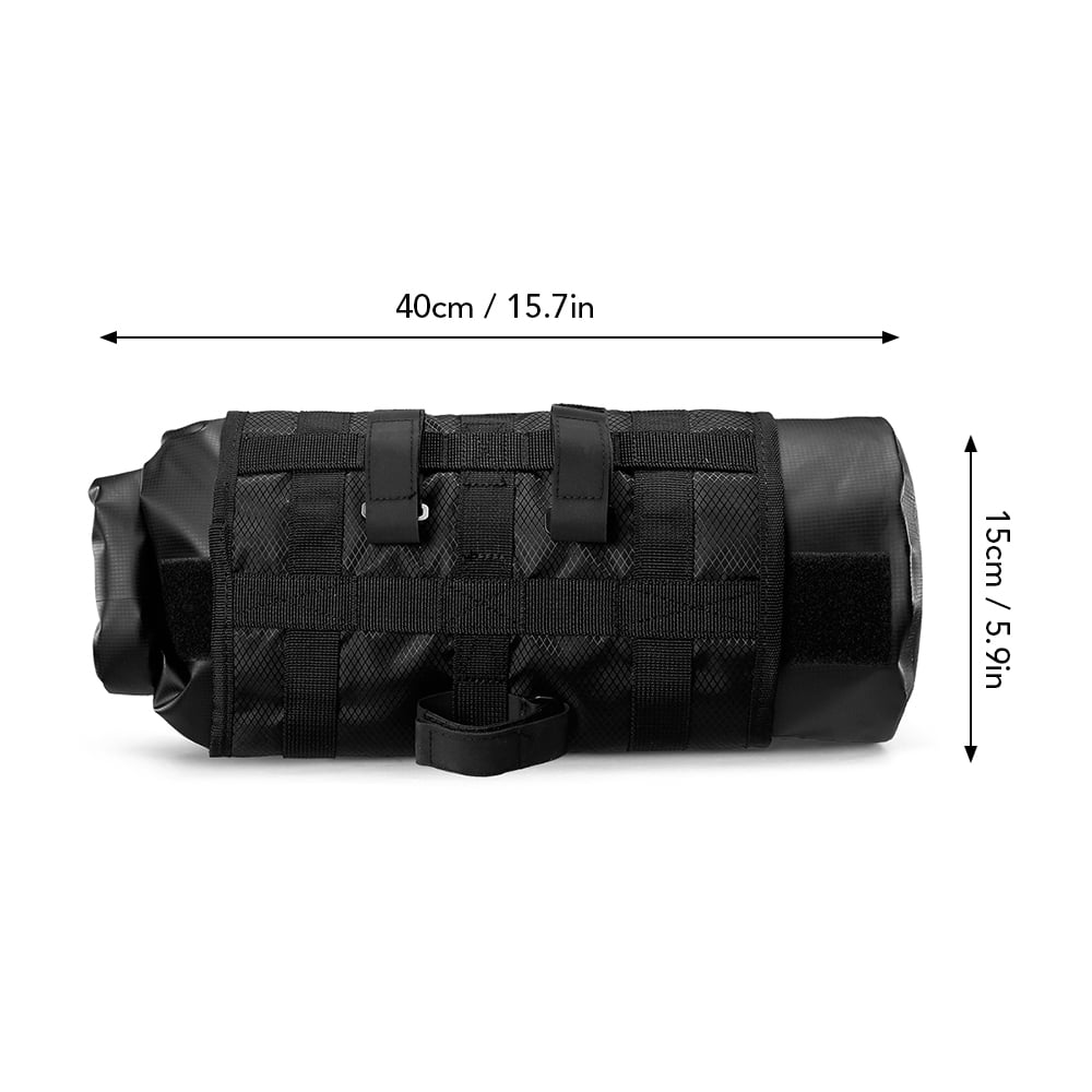 SAHOO Bike Pannier,MTB Frame Bicycle Pannier Cycling Bag Black HUIOP Bike Handlebar , Roll 3 7 3 7 fangzi Dry 3 7 3 7 Road Front with Waterproof Top 3 L- 7 L Adjustable Mountain Closure