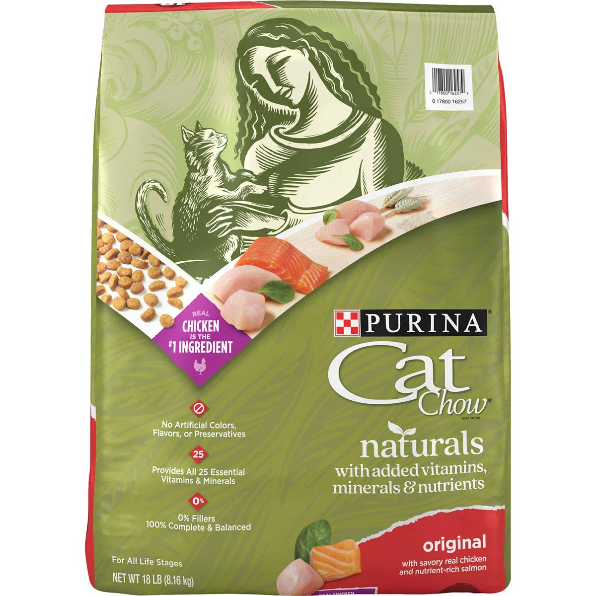 Purina Cat Chow Naturals With Added Vitamins, Minerals and Nutrients Dry Cat Food, Naturals Original