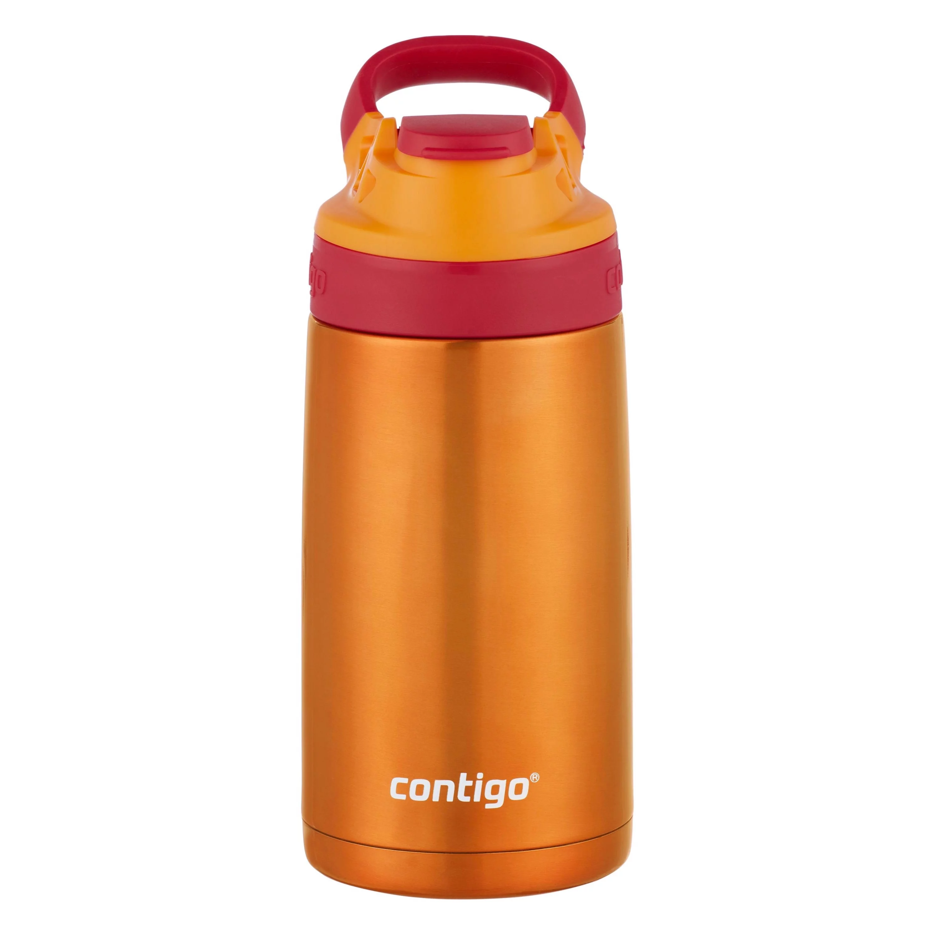 Contigo Kids Stainless Steel Gizmo Sip Water Bottle, 13 fl. oz. in Orange