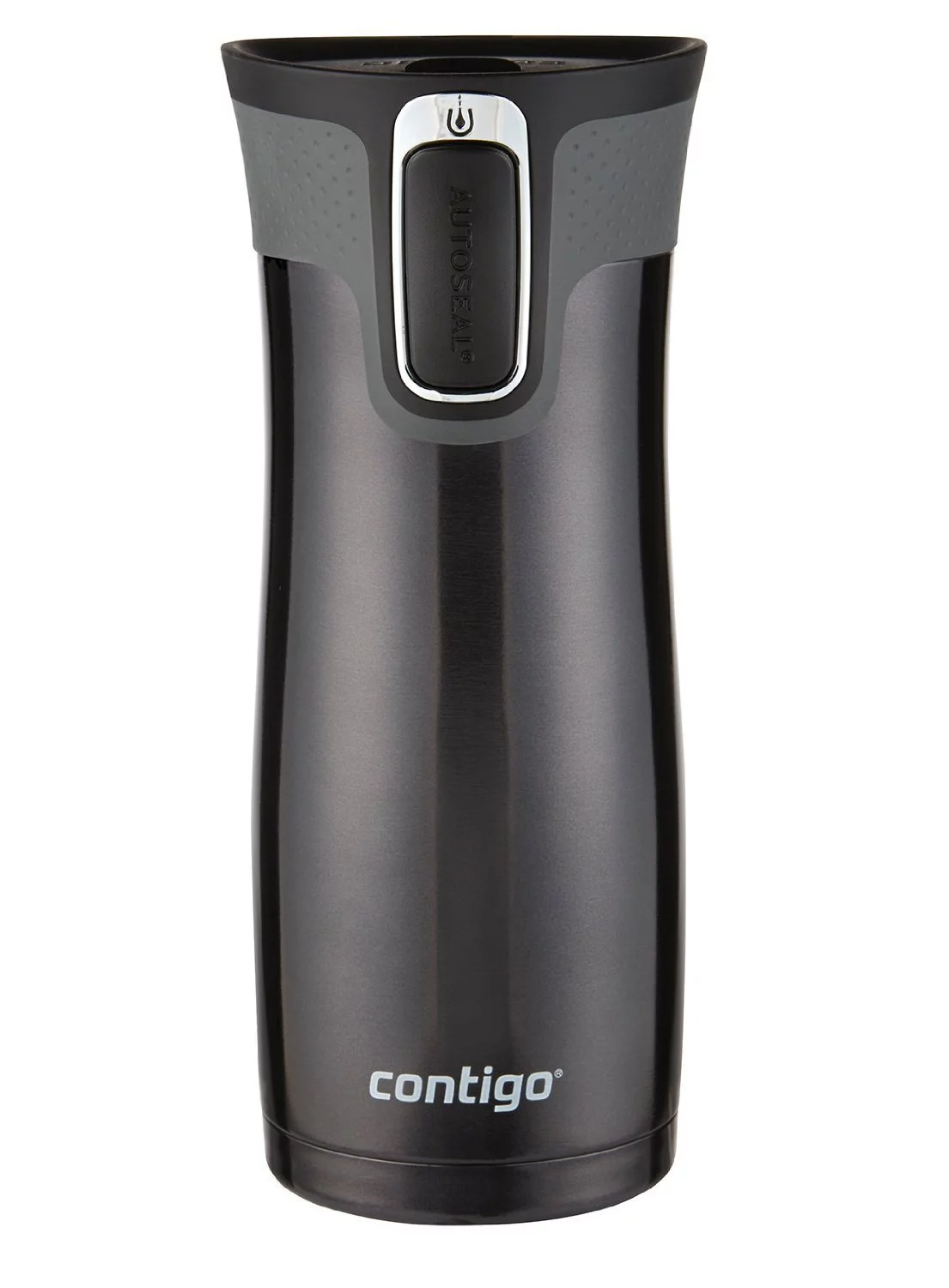 Contigo Autoseal Travel Mug - Stainless Steel Vacuum Insulated Tumbler - 2 Pack (Black)