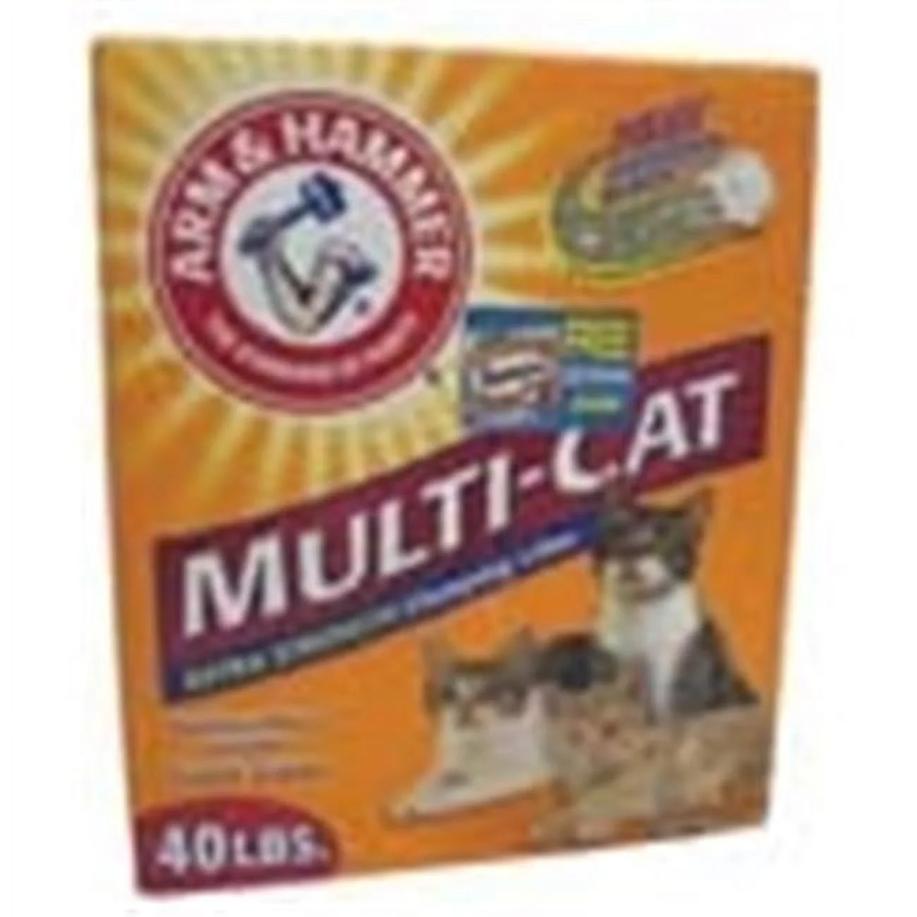 Church & Dwight 2406 Ah Multicat Clumping Litter 40 Pound