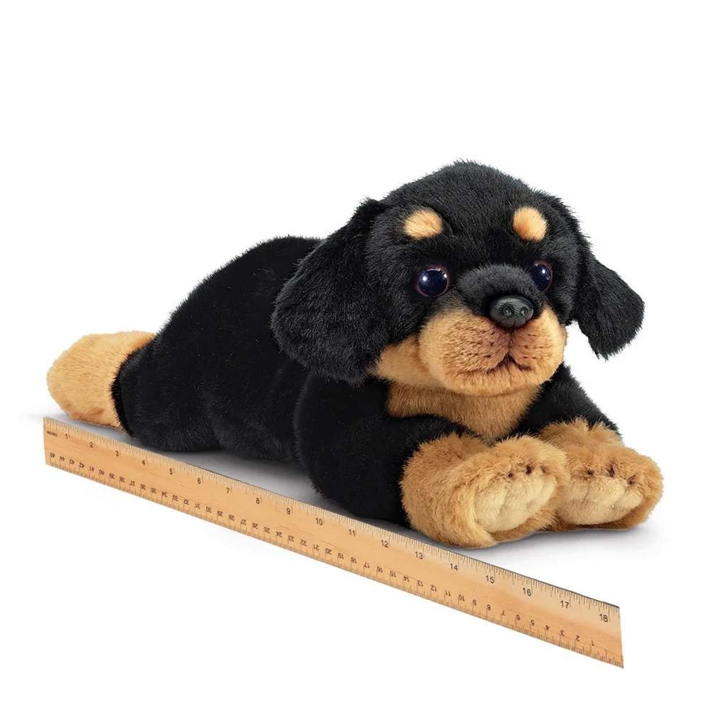 Bearington Collection Gunner The Rottweiler Stuffed Animal, 15 Inch Dog Stuffed Animal