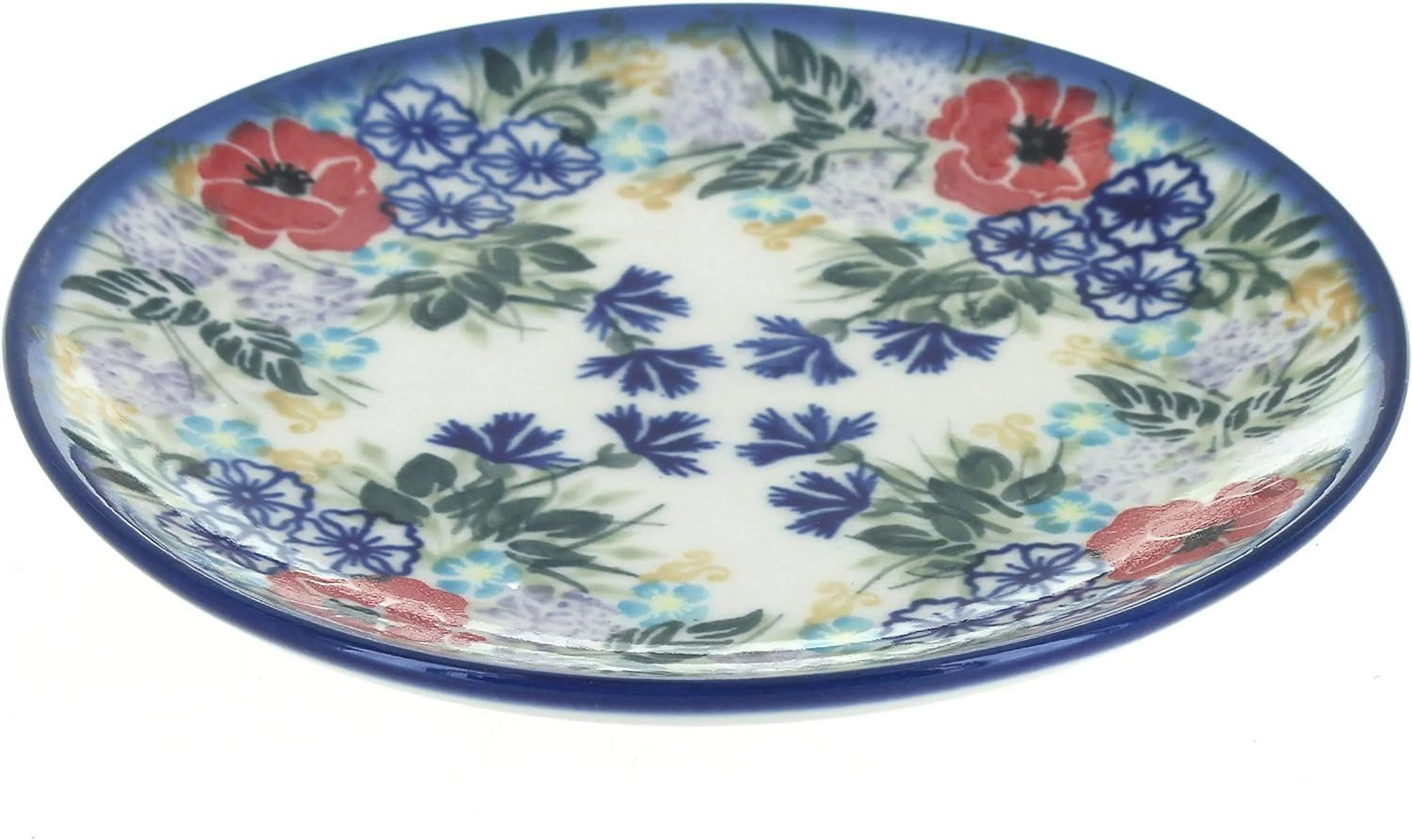 Polish  Summer Garden Dessert Plate