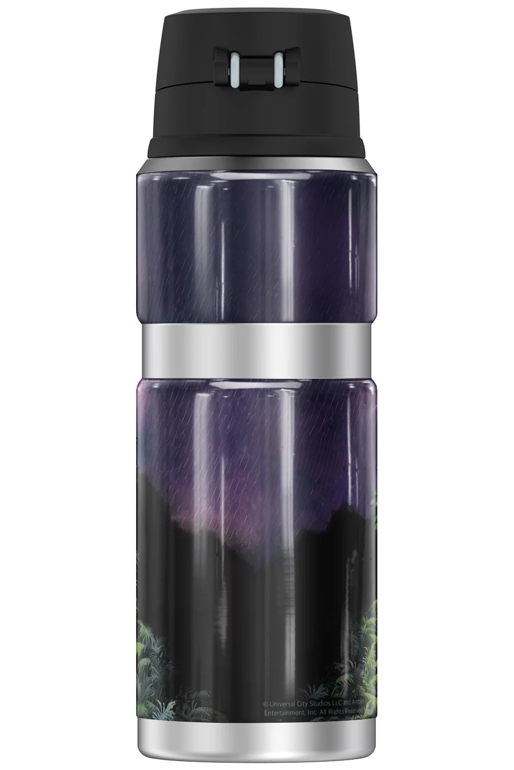 Jurassic Park Welcome To Jurassic Park THERMOS STAINLESS KING Stainless Steel Drink Bottle, Vacuum insulated & Double Wall, 24oz