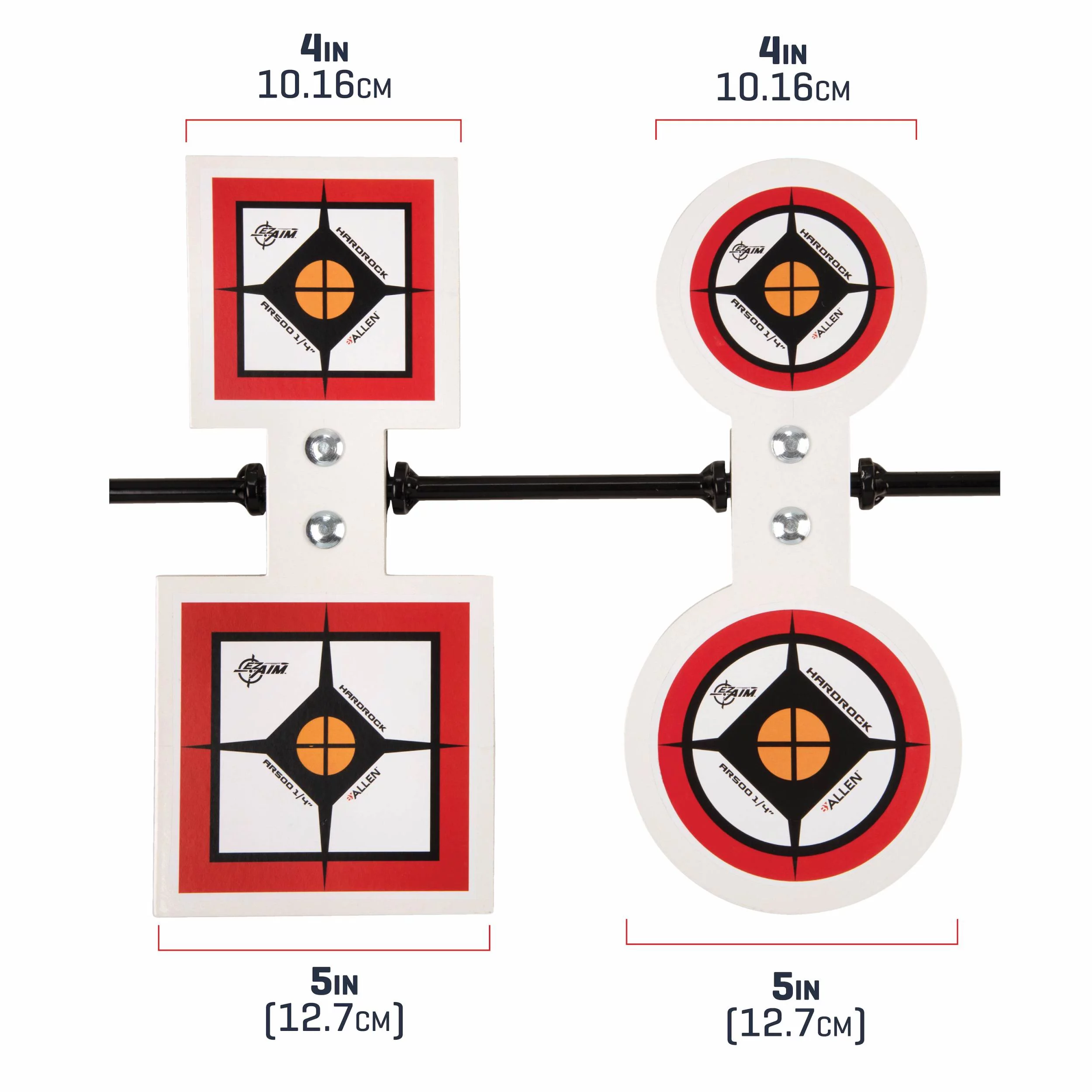 Ez Aim Hardrock Ar500 Steel Spinner Targets Stand, 16