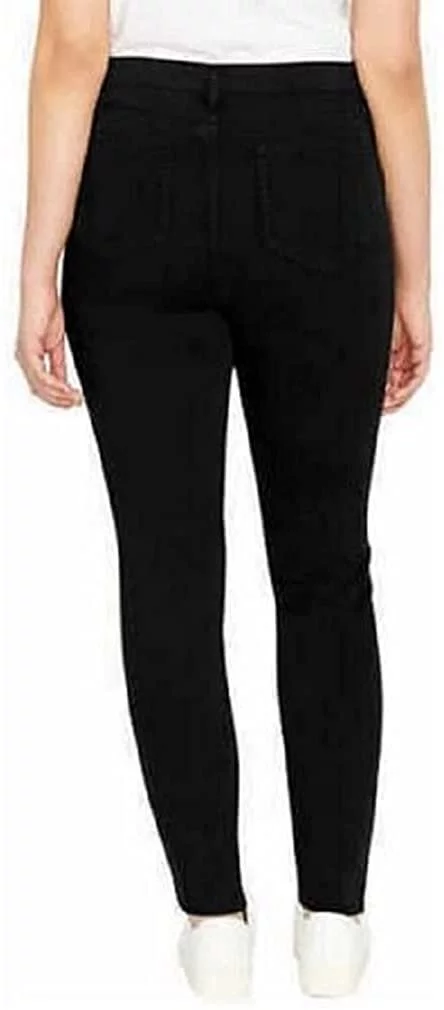 Buffalo David Bitton Womens Hanna High Rise Soft Stretch Skinny Pant 14, Black