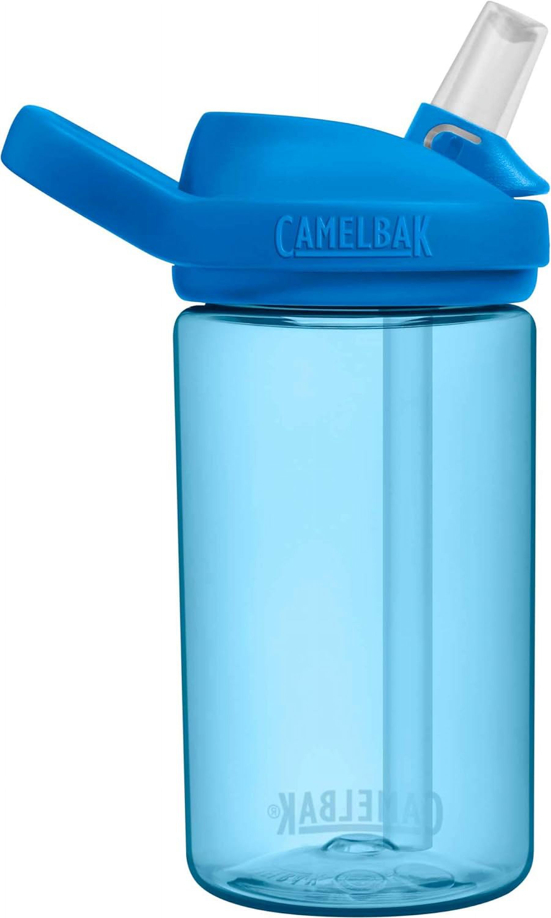 CamelBak Eddy+ Kids BPA-Free Water Bottle with Straw, 14oz, True Blue (2282401040)