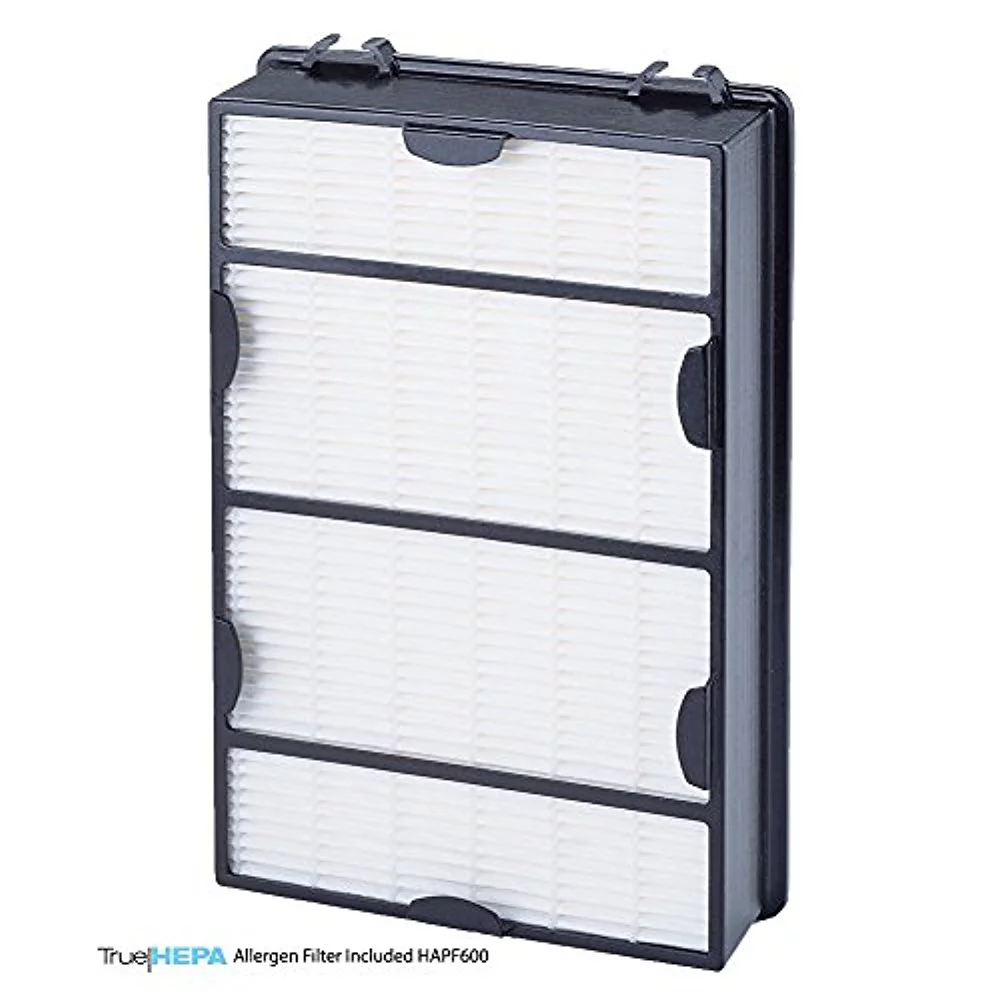 Holmes kzdkc Large Room 4-Speed True HEPA Air Purifier, Medium, Black