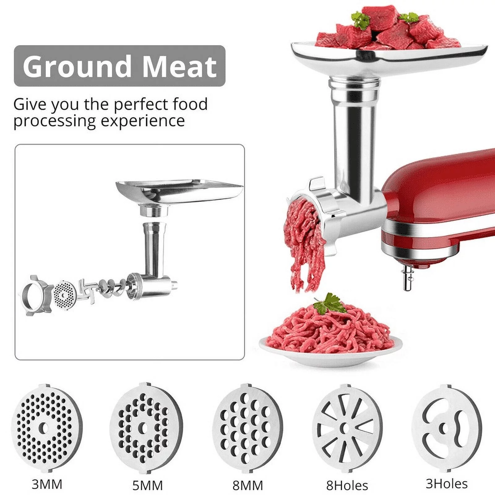 G · PEH Food Meat Grinder Attachment Mincer Stuffer Sausage Pasta Filler Maker Machine