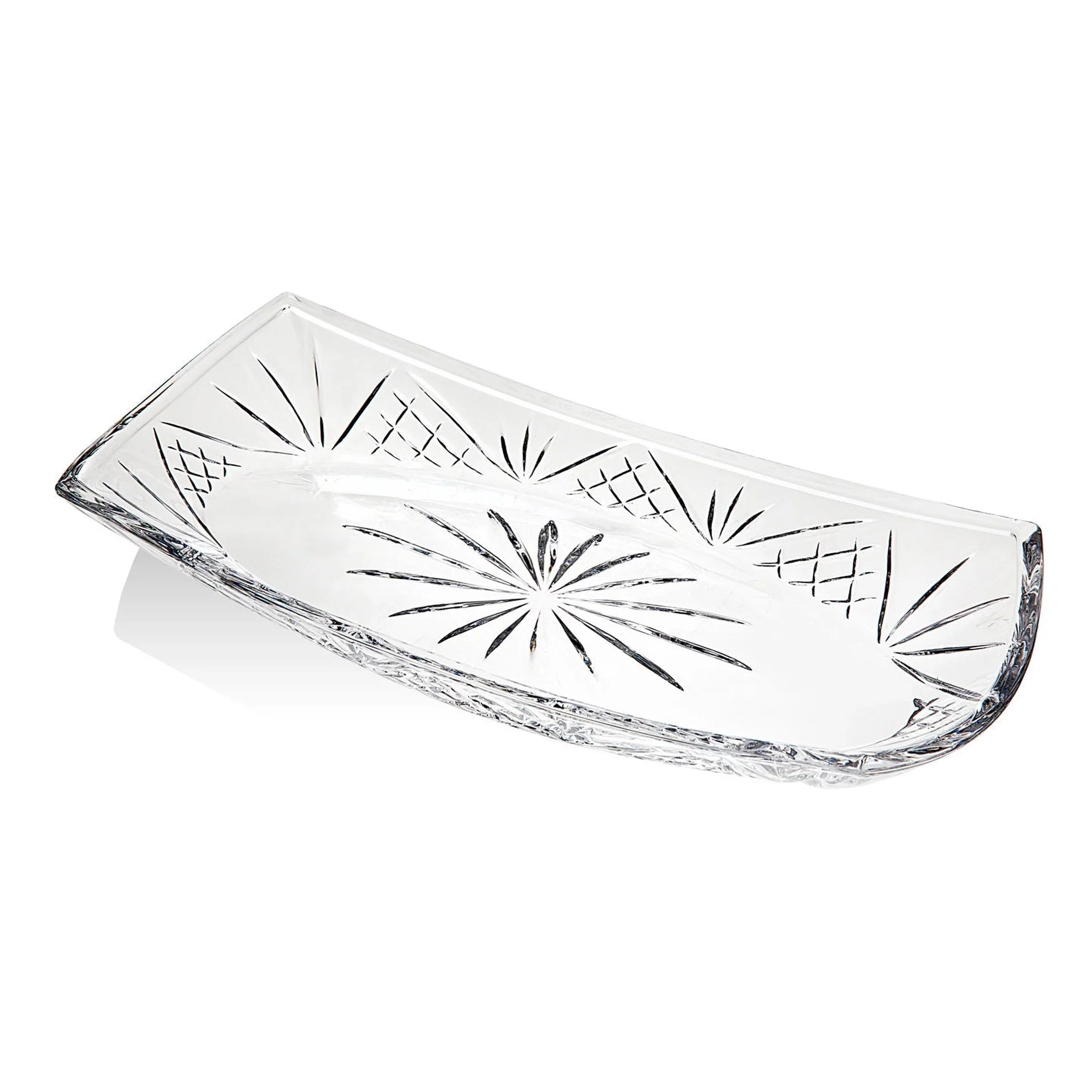 Dublin Crystal Oval Serving Dish
