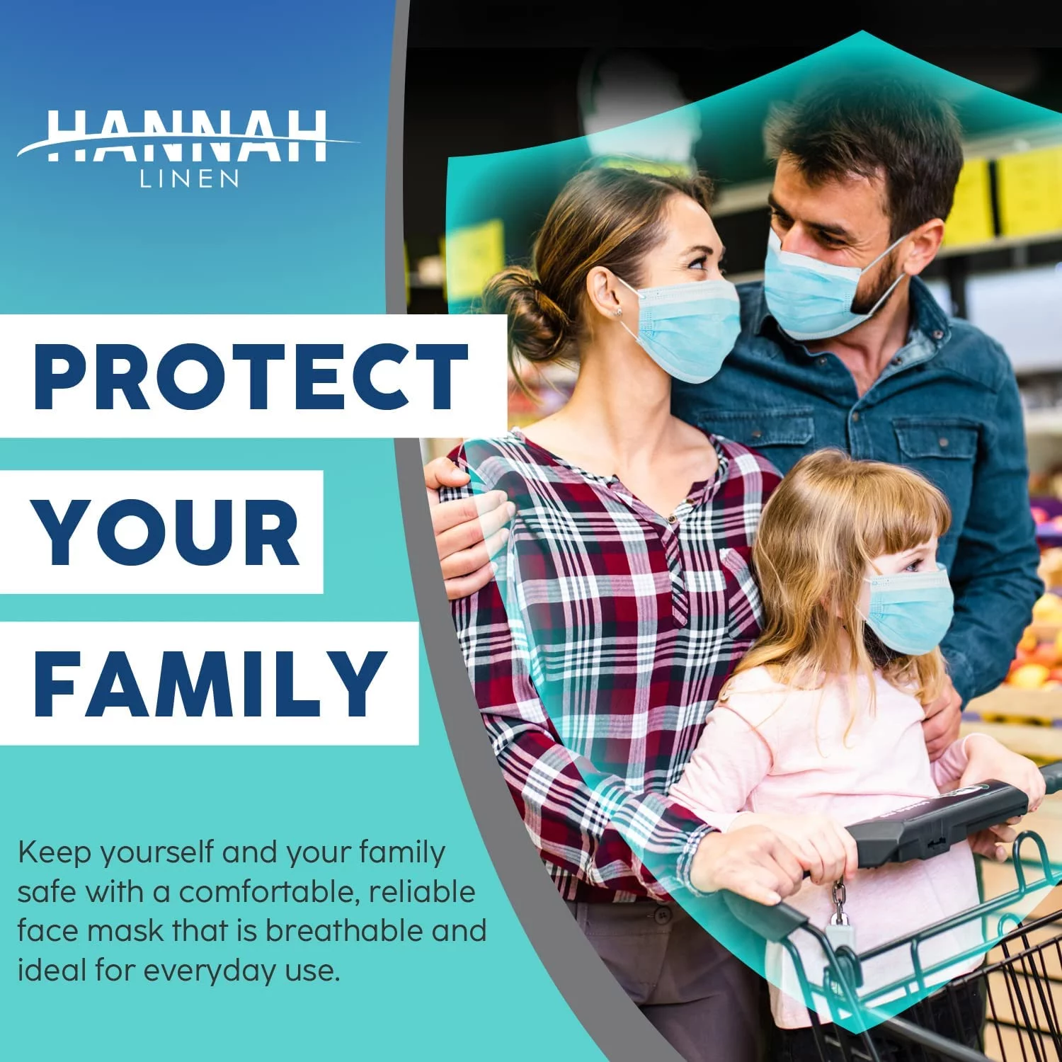 500pcs Disposable Face Masks Elastic Ear Loop Disposable Safety Mask(Non-Medical)