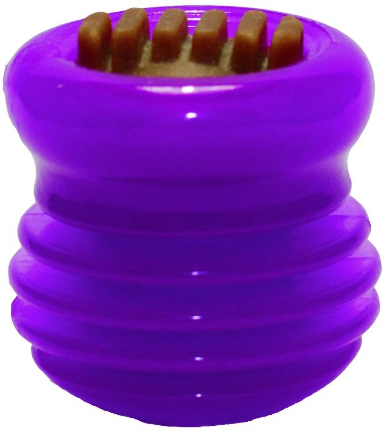 Starmark Pet Products 114131 Everlasting Treat Groovy Ball Dog Toy - Green, Small