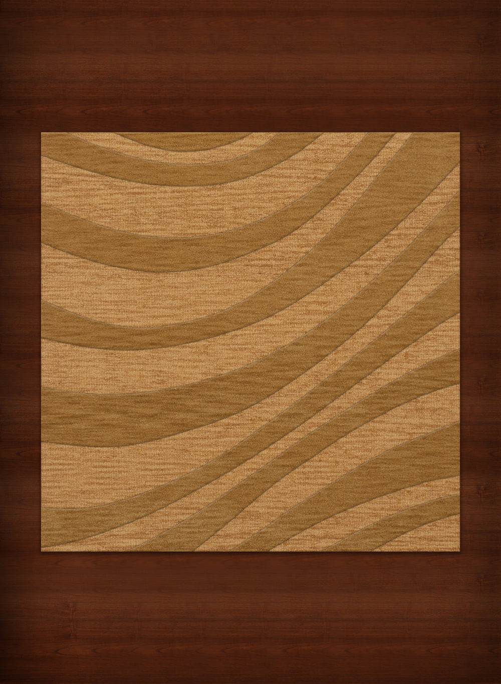 Dalyn Dover Area Rug DV12 Dv12 Cornmaze Waves Swirls 4' x 4' Square