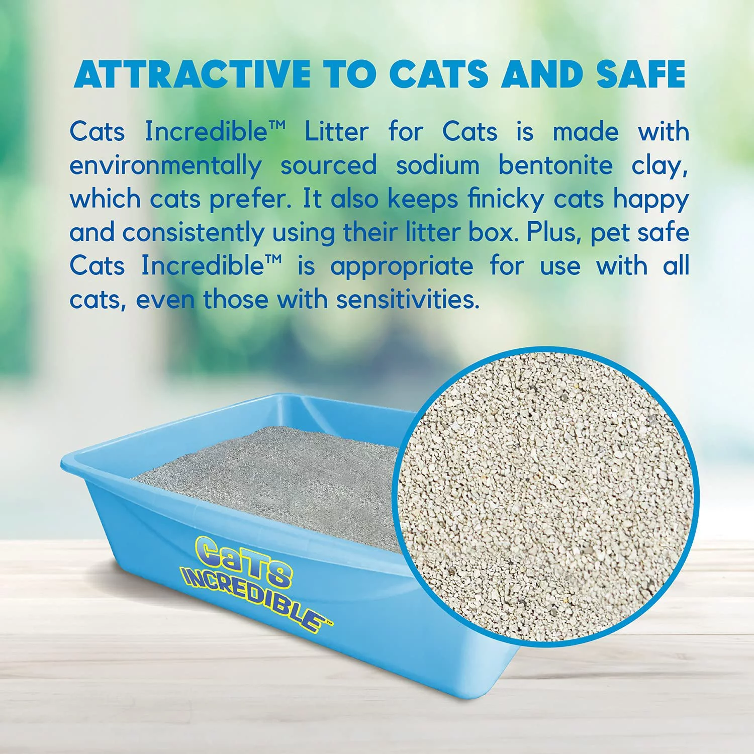 Lucy Pet Products Cats Incredible Clumping Cat Litter Unscented, 18 lb