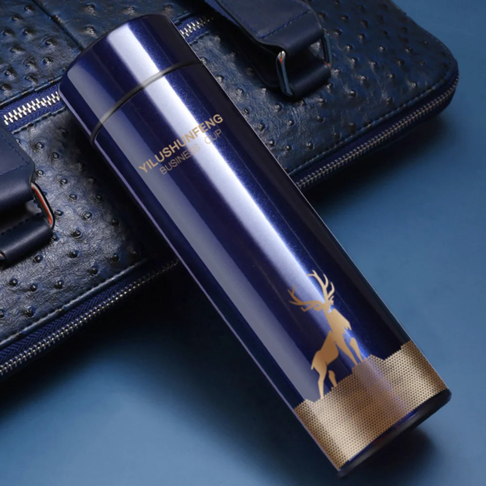 Pristin Vacuum Bottle,Screen Stainless Steel 17.6oz/ 500ml Lcd 500ml LcdDisplay Bottle 17.6oz/ Stainless Steel Leakproof Water Bottle Steel Leakproof Water Bottle Smart Coffee Smart Coffee Cup