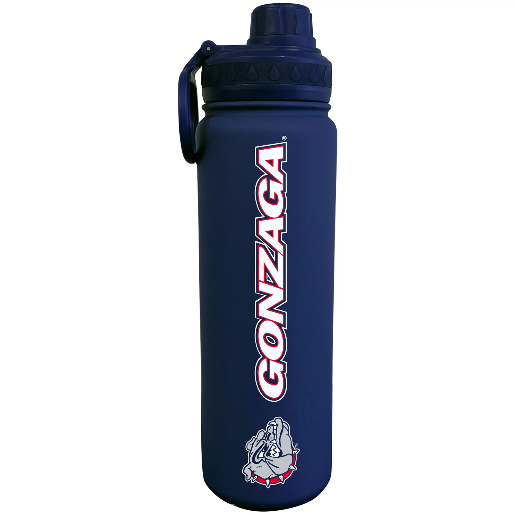 Navy Gonzaga Bulldogs 24oz. Stainless Sport Bottle