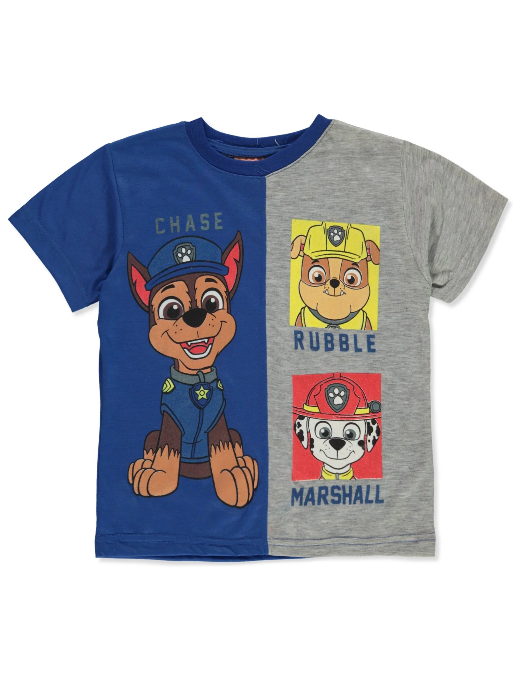 Paw Patrol Boys' 2-Piece Joggers Set Outfit - royal/gray, 4t (Toddler)