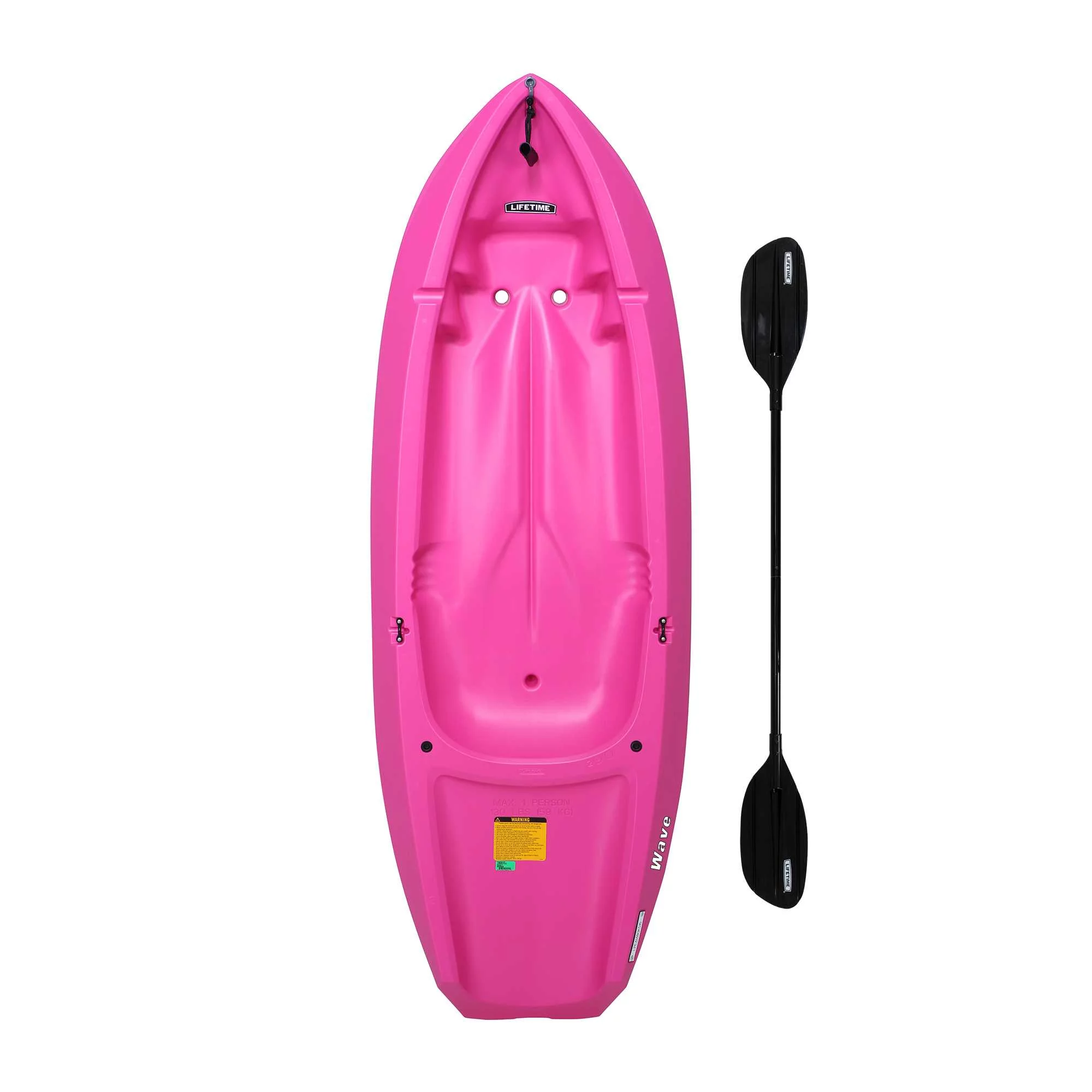 Lifetime Pink Wave Youth Kayak and Body Glove Life Jacket Bundle